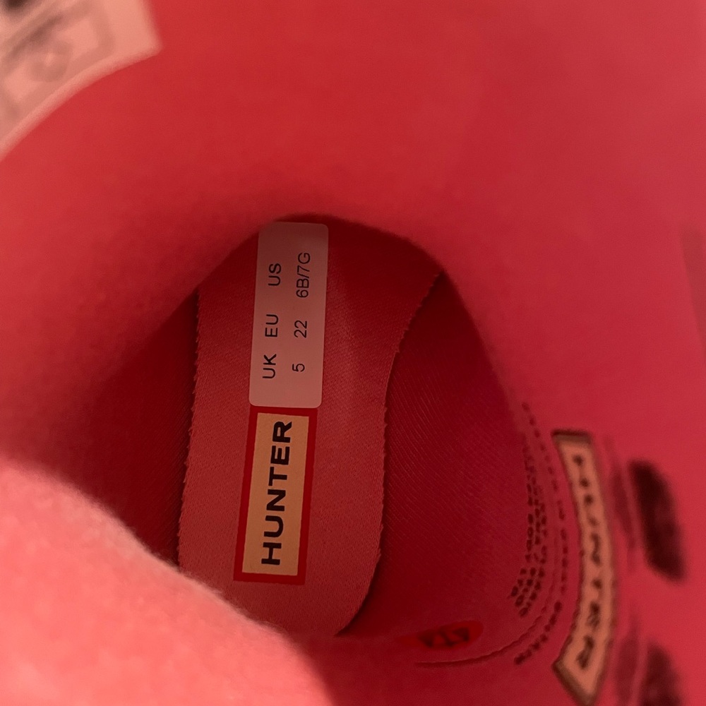Bubblegum pink Hunter boots - Picture 4 of 4